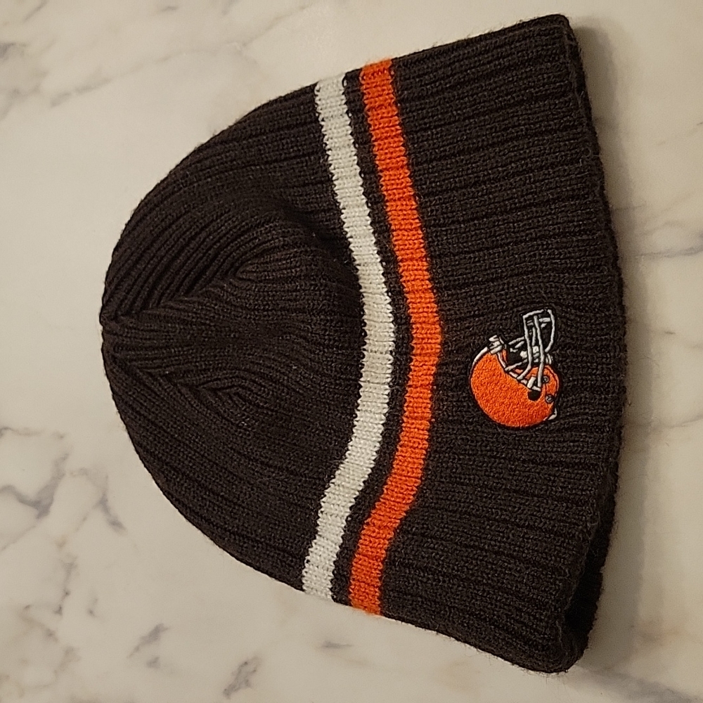 Cleveland browns beanie hat